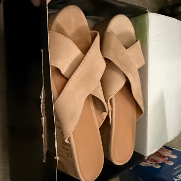 J.Crew Sandstone Cork Wedges new in box women’s size 8 - Picture 5 of 8